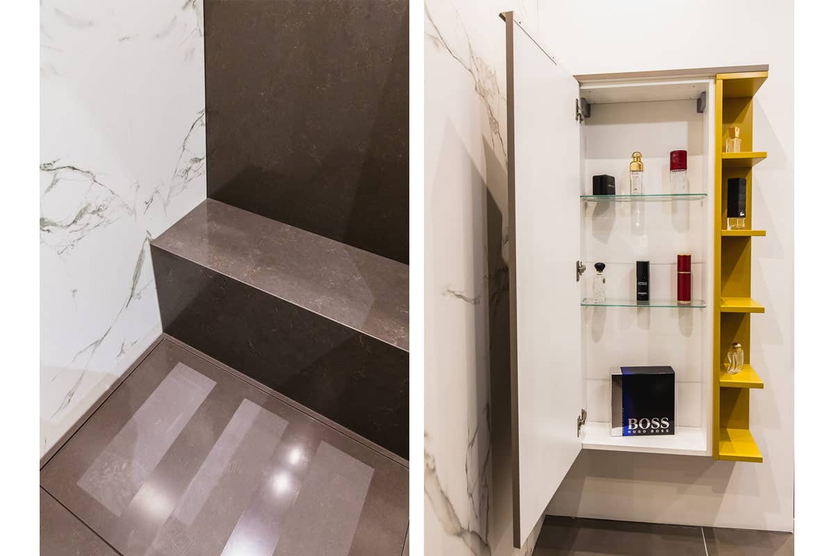 Saamo - Salle de bain Silestone Edone