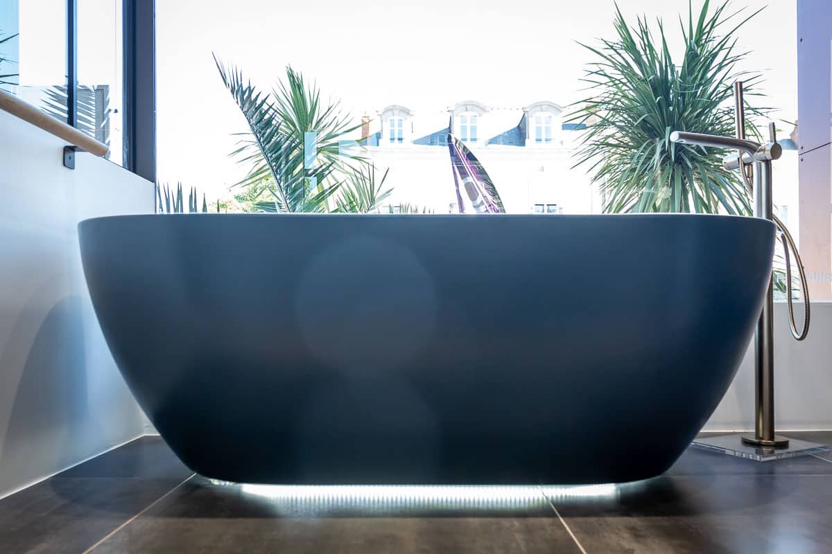 Samo salle de bain guignone bleue